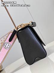 Bagsaaa Louis Vuitton Twist MM Black M22036 - 23 x 17 x 9.5 cm - 3