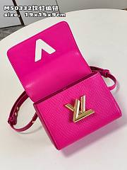 Bagsaaa Louis Vuitton Twist PM Rose Miami Pink M21719 - 19x15x9 cm - 2