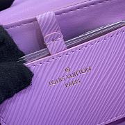 Bagsaaa Louis Vuitton Twist PM Lilas Provence Violet M22098 - 19x15x9 cm - 4