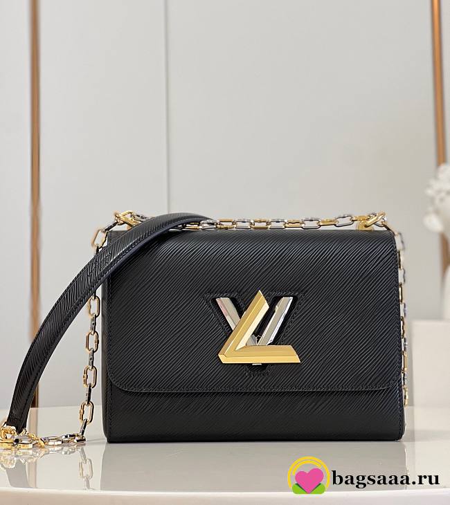 Bagsaaa Louis Vuitton M21025 Twist MM Black - 23 x 17 x 9.5 cm - 1