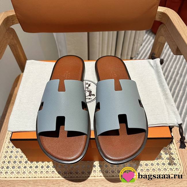 Bagsaaa Hermes Izmir Sandal Brown & Blue - 1