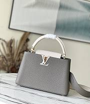 Bagsaaa Louis Vuitton M21296 Capucines MM Gray - 31.5 x 20 x 11 cm - 1