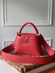 Bagsaaa Louis Vuitton M56845 Capucines Mini Red - 21 x 14 x 8 cm - 1