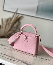 Bagsaaa Louis Vuitton M24544 Capucines Mini Jasmine Pink - 21 x 14 x 8 cm - 1