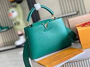 Bagsaaa Louis Vuitton M21690 Capucines BB Emerald Green - 27 x 18 x 9 cm - 4