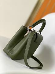 Bagsaaa Louis Vuitton M57227 Capucines BB Khaki Green - 27 x 18 x 9 cm - 5