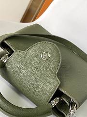 Bagsaaa Louis Vuitton M57227 Capucines BB Khaki Green - 27 x 18 x 9 cm - 3