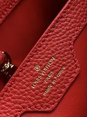 Bagsaaa Louis Vuitton M52689 Capucines BB Scarlet Red - 27 x 18 x 9 cm - 4