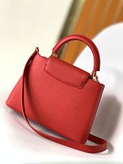 Bagsaaa Louis Vuitton M52689 Capucines BB Scarlet Red - 27 x 18 x 9 cm - 3