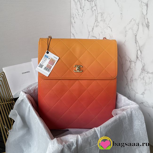 Bagsaaa Chanel Large Hobo Bag AS4632 Pink/Orange/Yellow - 38 × 29.5 × 11 cm - 1