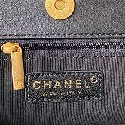 Bagsaaa Chanel Hobo Handbag Black Velvet AS4322 - 21.5 × 22.5 × 7 cm - 4