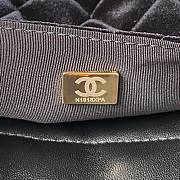 Bagsaaa Chanel Hobo Handbag Black Velvet AS4322 - 21.5 × 22.5 × 7 cm - 3