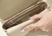 Bagsaaa Small Dior Jolie Top Handle Bag Beige Cannage Calfskin - 22 x 14 x 8 cm - 2