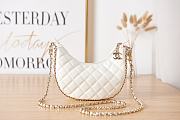 Bagsaaa Chanel Small Hobo Bag AS3917 White - 15×20×6 cm - 1