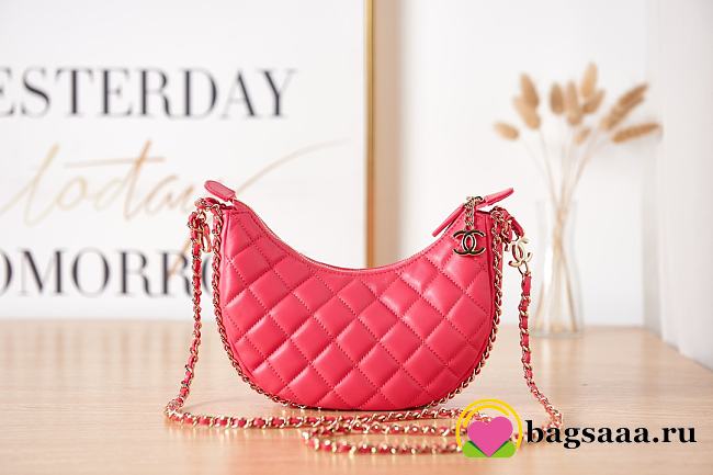 Bagsaaa Chanel Small Hobo Bag AS3917 Pink - 15×20×6 cm - 1