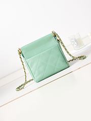 Bagsaaa Chanel Small Bucket Bag AS3793 Light Green - 17×16×7 cm - 4