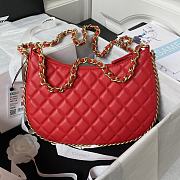 Bagsaaa Chanel Large Hobo Bag AS4287 Red - 17.5 × 28.5 × 2 cm - 2