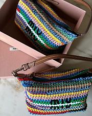 Bagsaaa Miumiu Crochet Pouch Multicolored - 14x18.5x10 cm - 2