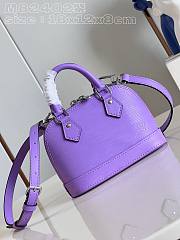 Bagsaaa Louis Vuitton M82402 Nano Alma Provence Lilac - 18 x 12 x 8 cm - 1