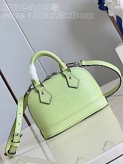 Bagsaaa Louis Vuitton M82403 Nano Alma Vert Noto Green - 18 x 12 x 8 cm - 1