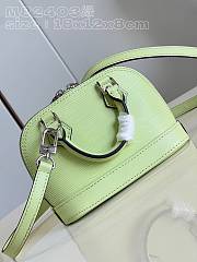 Bagsaaa Louis Vuitton M82403 Nano Alma Vert Noto Green - 18 x 12 x 8 cm - 4