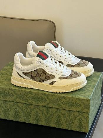 Bagsaaa Gucci Re-Web Sneaker Original GG Canvas ‎785452