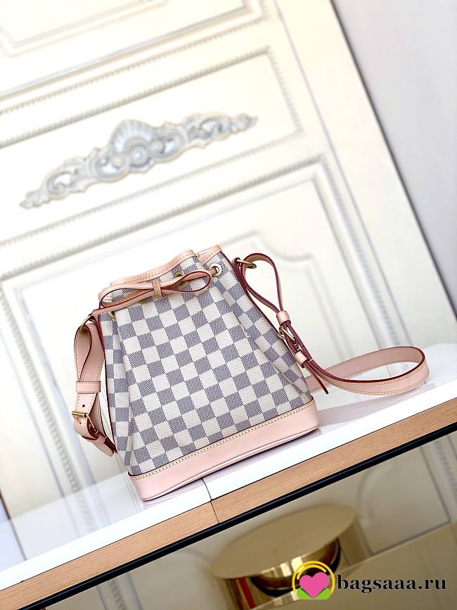 Bagsaaa Louis Vuitton N41220 Noé BB Damier Azur - 22x 24 x 15 cm - 1