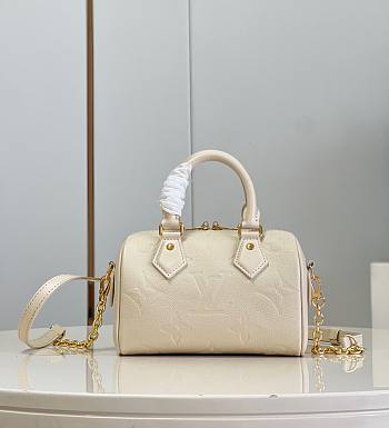 Bagsaaa Louis Vuitton Speedy Bandoulière 20 Creme Beige M58954 - 20.5x13.5x12 cm