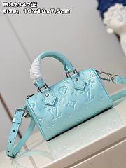 Bagsaaa Louis Vuitton Nano Speedy M82342 Pearly Lagoon Turquoise - 16x10x7.5 cm - 4