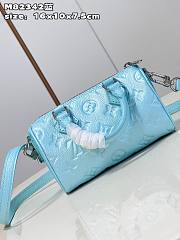 Bagsaaa Louis Vuitton Nano Speedy M82342 Pearly Lagoon Turquoise - 16x10x7.5 cm - 3