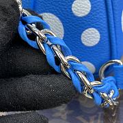 Bagsaaa LV x YK Speedy Bandoulière 20 Blue and White M46425 - 20.5x13.5x12 cm - 4