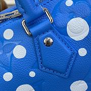 Bagsaaa LV x YK Speedy Bandoulière 20 Blue and White M46425 - 20.5x13.5x12 cm - 2