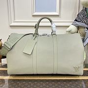 Bagsaaa Louis Vuitton M22609 Keepall Bandoulière 50 Sage - 50 x 29 x 23 cm - 1