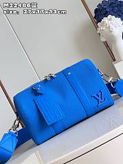 Bagsaaa Louis Vuitton M22486 City Keepall Bright Blue - 27 x 17 x 13 cm - 1