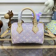 Bagsaaa Louis Vuitton M22849 Speedy Bandoulière 20 Monoglam Rose - 20.5 x 13.5 x 12 cm - 5