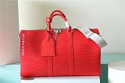 Bagsaaa Louis Vuitton M23721 Keepall Bandoulière 50 Red - 50 x 29 x 23 cm - 1