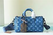 Bagsaaa Louis Vuitton M46803 Keepall Bandoulière 25 Atlantic Blue - 25 x 15 x 11 cm - 1