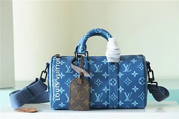 Bagsaaa Louis Vuitton M46803 Keepall Bandoulière 25 Atlantic Blue - 25 x 15 x 11 cm