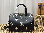 Bagsaaa Louis Vuitton M58947 Speedy Bandoulière 25 Bicolor Monogram - 25 x 19 x 15 cm - 1