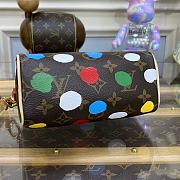 Bagsaaa Louis Vuitton M81979 LV x YK Nano Speedy Monogram - 16 x 10 x 7.5 cm - 5