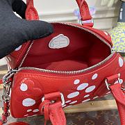 Bagsaaa Louis Vuitton M46411 LV x YK Speedy Bandoulière 20 Red&White - 20.5 x 13.5 x 12 cm - 2