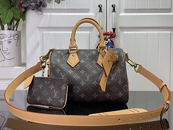 Bagsaaa Louis Vuitton M24443 Speedy P9 Bandoulière Monogram Soft Calfskin - 25 x 15 x15cm