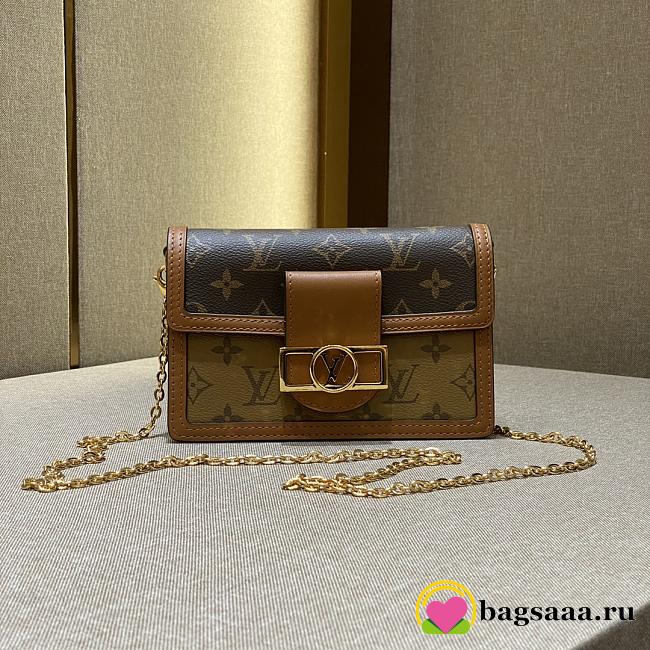 Bagsaaa Louis Vuitton M68746 Dauphine Chain Wallet Monogram - 18.5 x 12 x 5 cm - 1