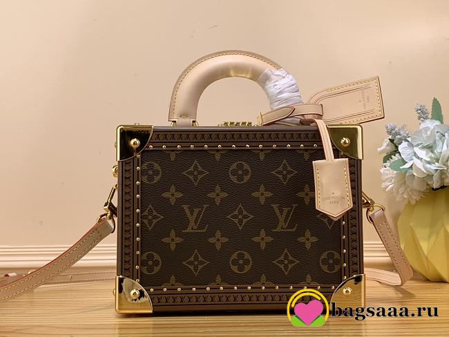 Bagsaaa Louis Vuitton M20468 Petite Valise Monogram - 22.5 x 17.5 x 11 cm - 1