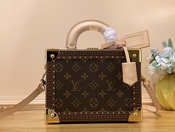 Bagsaaa Louis Vuitton M20468 Petite Valise Monogram - 22.5 x 17.5 x 11 cm