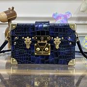 Bagsaaa Louis Vuitton N81604 Petite Malle Cosmic Blue - 20 x 12.5 x 5 cm - 1