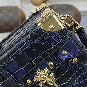 Bagsaaa Louis Vuitton N81604 Petite Malle Cosmic Blue - 20 x 12.5 x 5 cm - 2