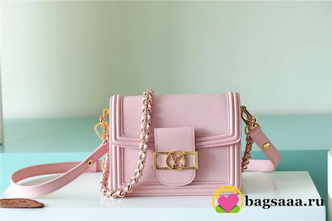 Bagsaaa Louis Vuitton M23558 Mini Dauphine Pink - 20 x 15 x 9 cm - 1