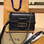 Bagsaaa Louis Vuitton M55964 Mini Dauphine Black - 20 x 15 x 9 cm - 1