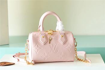 Bagsaaa Louis Vuitton M47136 Speedy Bandoulière 20 Bag Opal Pink - 20.5 x 13.5 x 12 cm